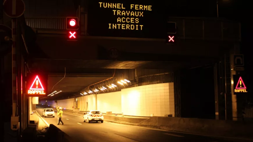 Tunnel sous Fourvière, A46 : des fermetures nocturnes d’axes cette semaine