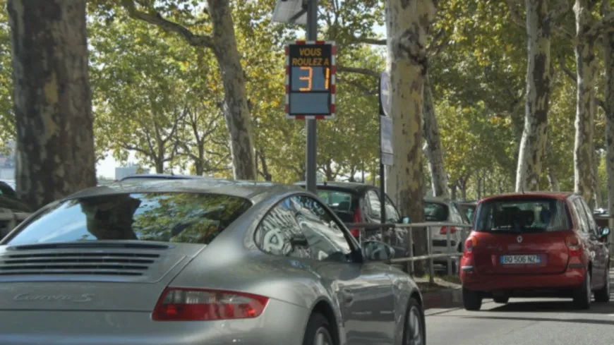 Lyon "Ville 30" : 20 radars pédagogiques déployés dans les rues