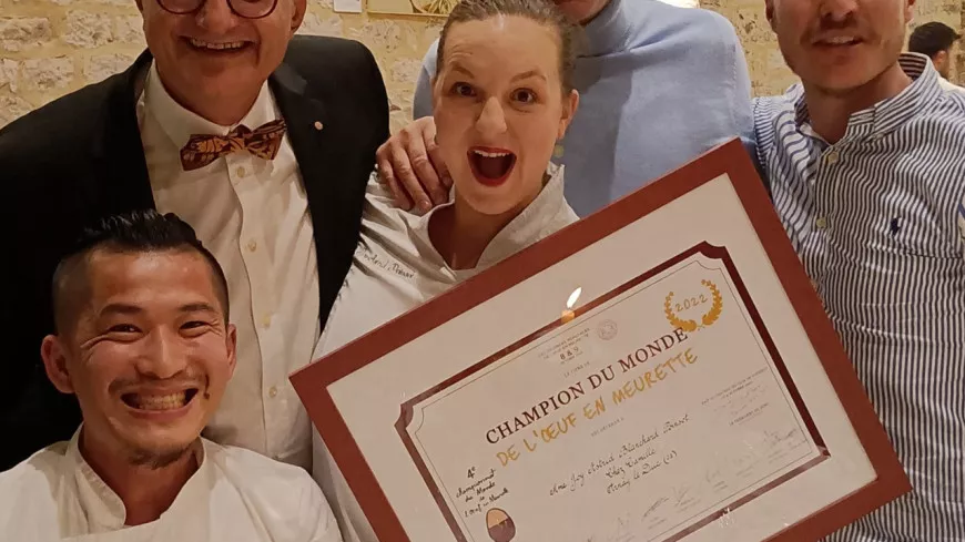 Une cheffe formée à Lyon est championne du monde d’œuf en meurette