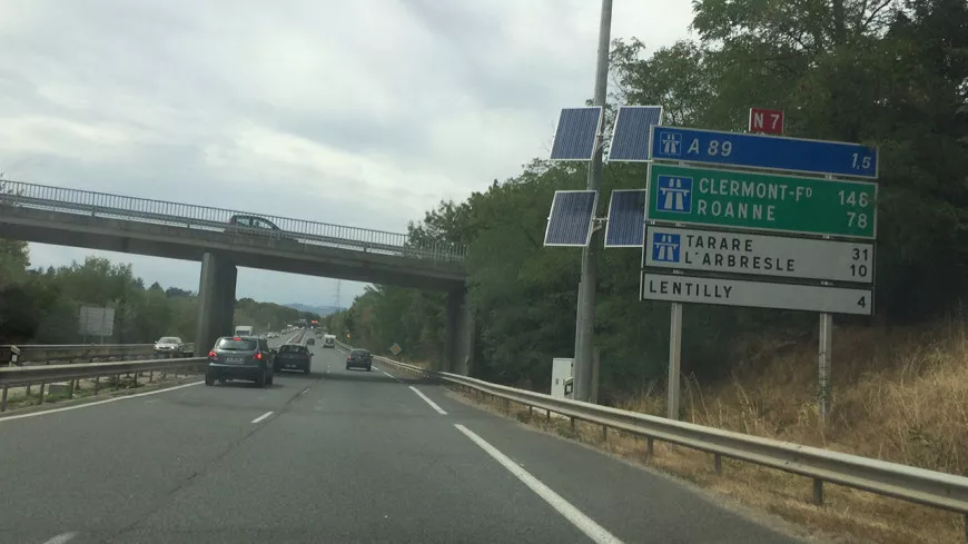 L'A89 coupée entre Lyon et Clermont