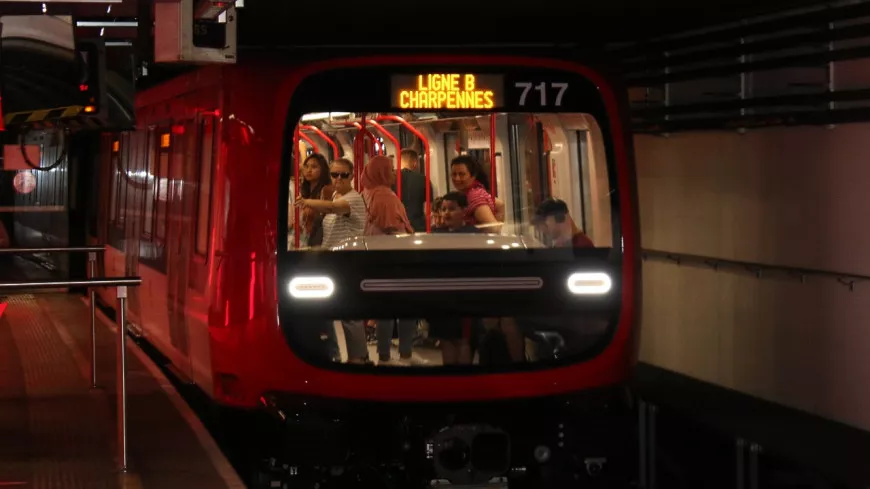 Lyon : le métro B à l'arrêt complet ce week-end