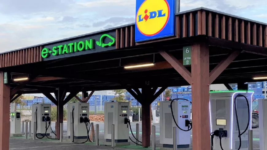 Près de Lyon : une e-station Lidl bientôt inaugurée, une première dans la grande distribution