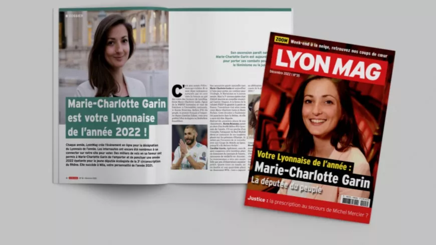 Votre Lyonnaise de l'année 2022 révélée en Une de LyonMag en décembre !