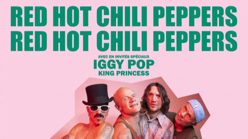 Les Red Hot Chili Peppers en concert à Lyon l'été prochain