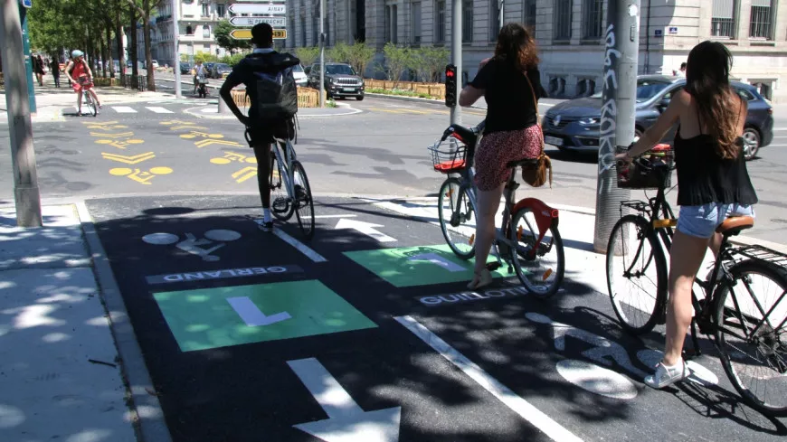 Métropole de Lyon : +12% de déplacements à vélo enregistrés en 2022