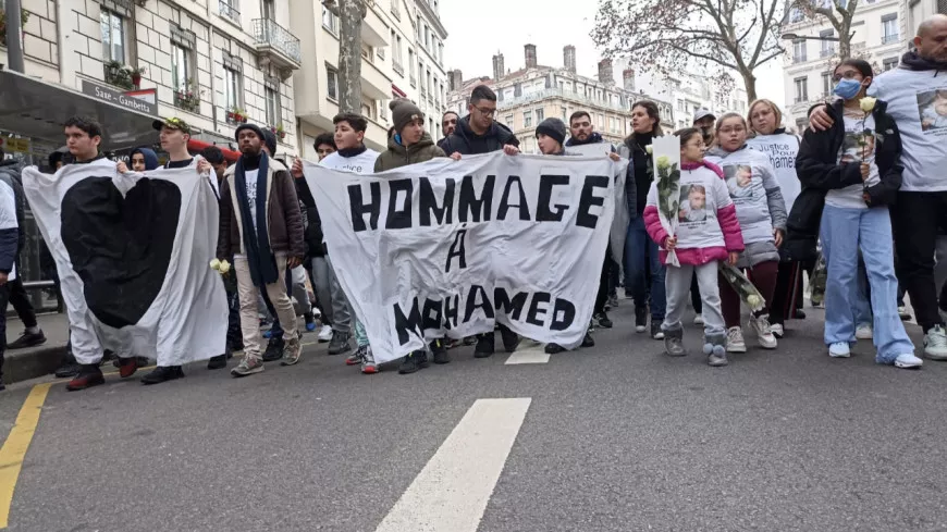 Lyon : plus de 300 participants à la marche blanche pour Mohamed, tué et démembré à Saint-Priest