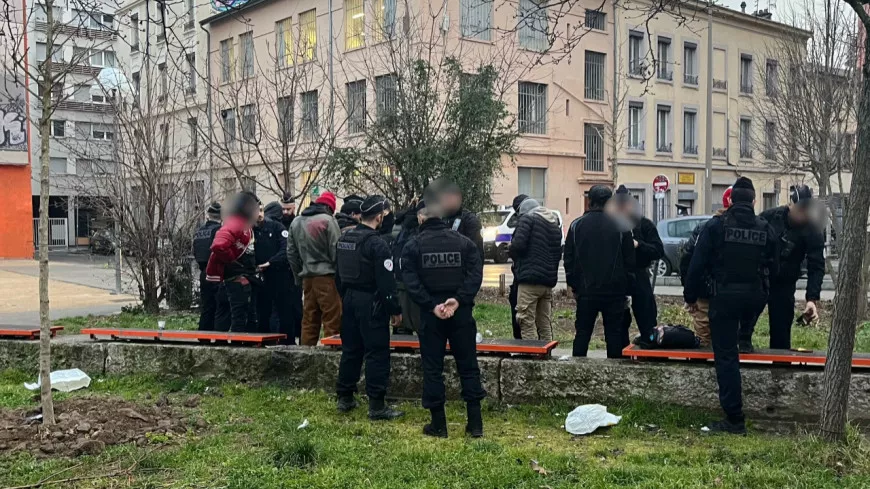 Lyon : la police découvre de la drogue enterrée place Mazagran, sept interpellations réalisées