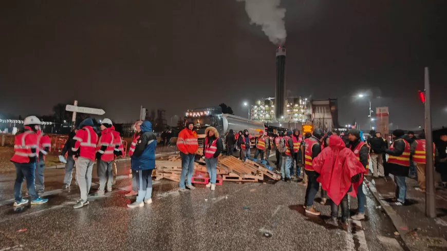 Lyon : le port Edouard Herriot bloqué par des grévistes