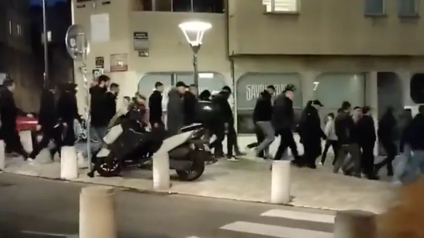 Lyon : des dizaines de membres de l’ultradroite défilent sur les Pentes, la police les empêche d'agir