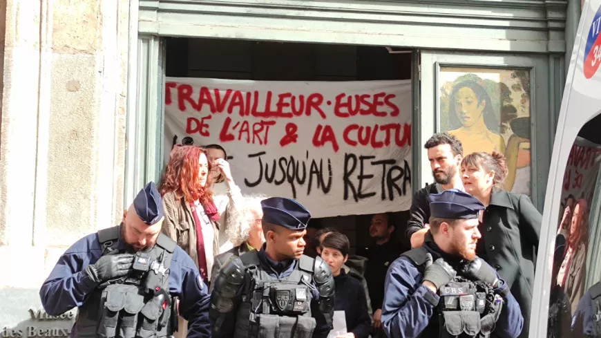 Le musée des Beaux-Arts de Lyon occupé "tant que le gouvernement continue de tuer nos retraites"