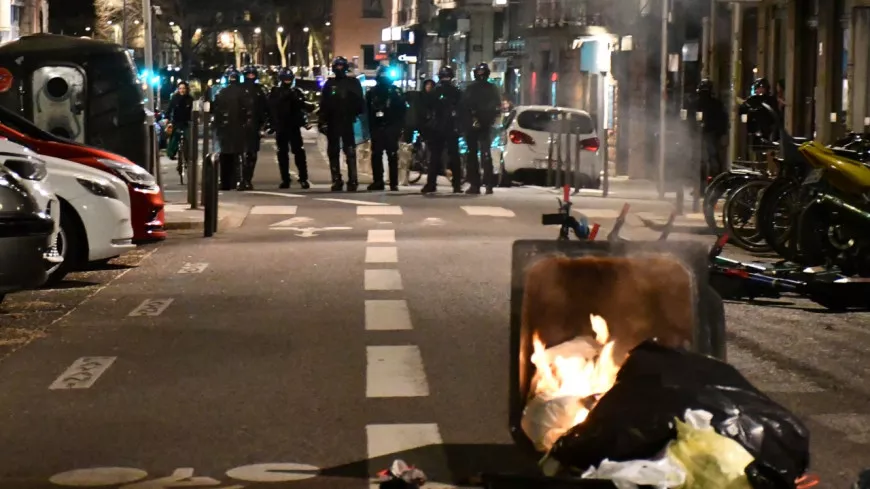 Lyon : retour en vidéo sur une nuit de contestation et de casse
