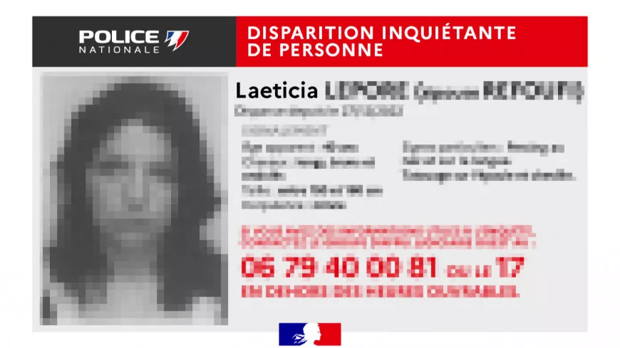 Disparue depuis fin décembre : Laeticia retrouvée saine et sauve