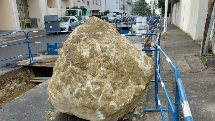 Lyon : le nouveau gros caillou découvert à la Croix-Rousse sera conservé