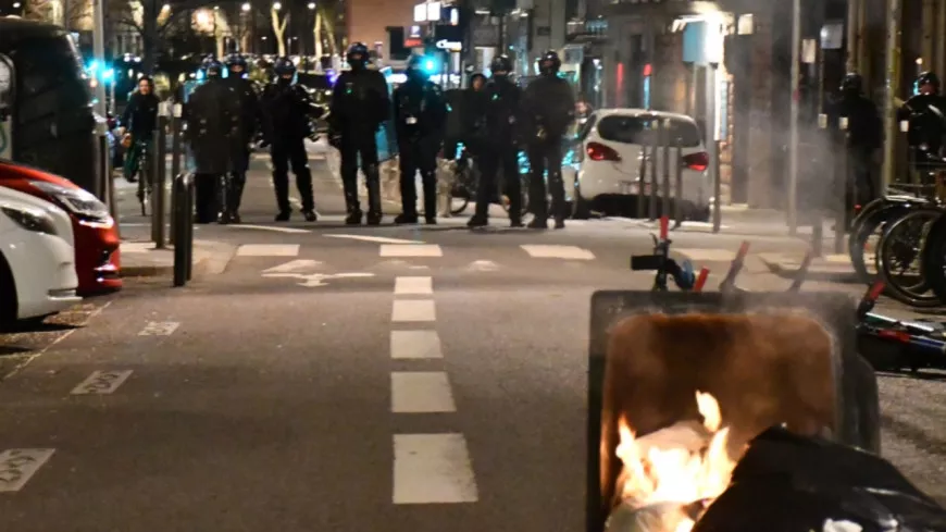 Lyon : une manifestation sauvage a réuni jeudi soir entre 200 et 300 personnes