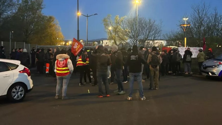 Près de Lyon : la raffinerie de Feyzin bloquée ce jeudi matin