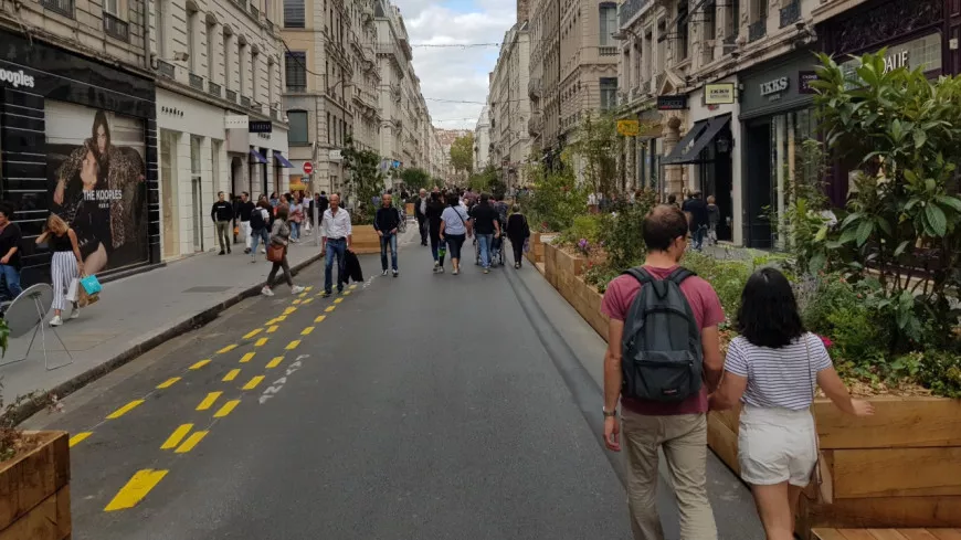Lyon : La voie est libre de retour, sept arrondissements en partie piétonnisés