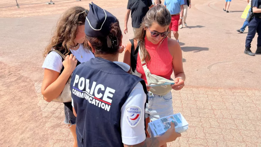 Sécurité des femmes dans l'espace public : les policiers lyonnais mobilisés à l'occasion d'une distribution de flyers