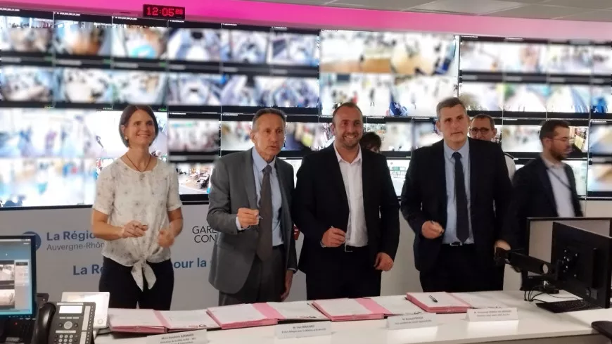 La vidéosurveillance des gares de la région Auvergne-Rhône-Alpes sera directement envoyée à la Police Nationale