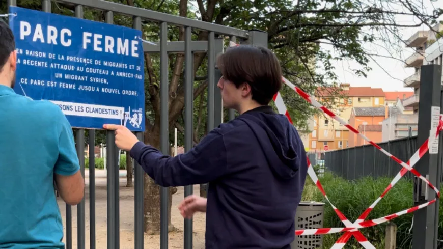 Attaque d’Annecy : les identitaires lyonnais ferment un camp de migrants dans le 3ème arrondissement de Lyon