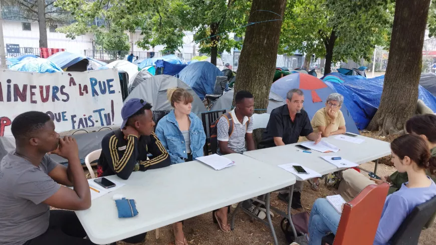Lyon : les mineurs isolés du square Sainte Marie Perrin "menacés et en danger"