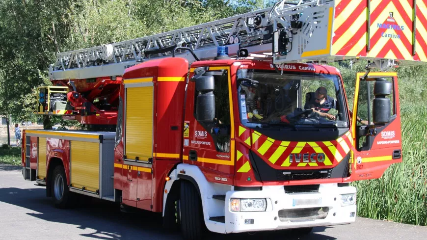 Près de Lyon : un incendie à Gleizé, 23 sapeurs pompiers mobilisés sur les lieux