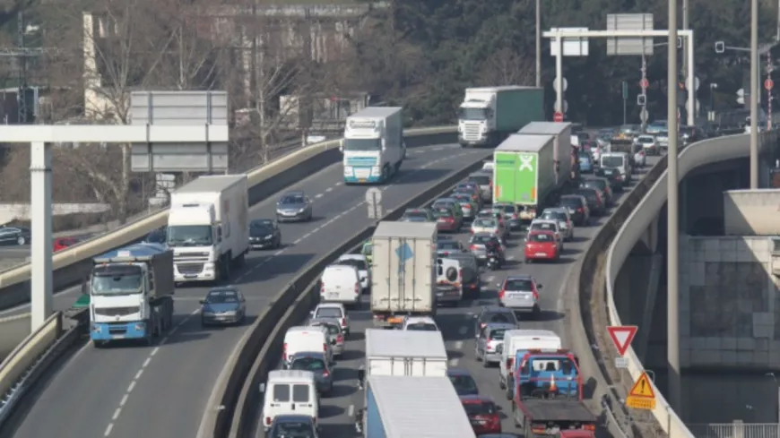 L’autoroute A7 vers Lyon plus dense en circulation à partir de ce mercredi