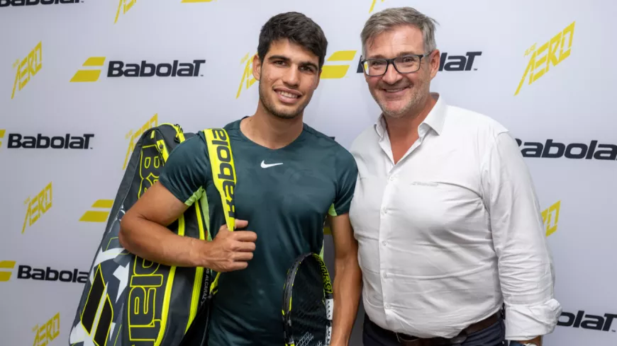Tennis : Carlos Alcaraz prolonge son contrat avec l’entreprise lyonnaise Babolat