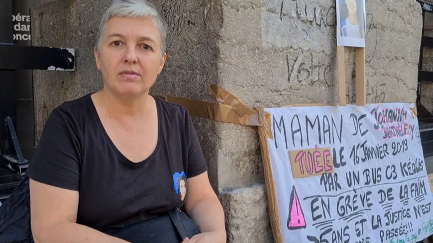 Mort de Johanna écrasée par un bus à Lyon : sa mère arrête sa grève de la faim
