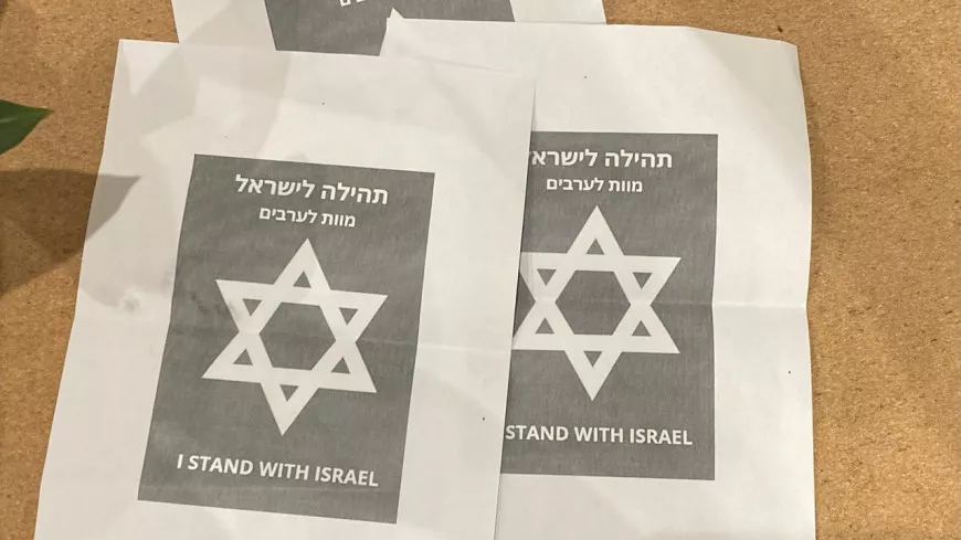 Attaque du Hamas en Israël : des tracts appelant à la "mort des Arabes" placardés,  Sciences-Po Lyon va porter plainte 