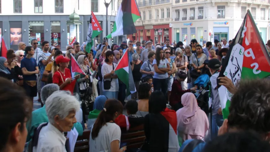 Lyon : onze verbalisations et une interpellation lors d'une nouvelle manifestation pro-Palestine