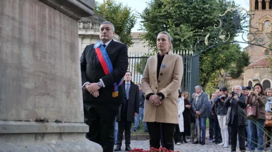 Marion Maréchal commémore le 11 novembre dans le Beaujolais