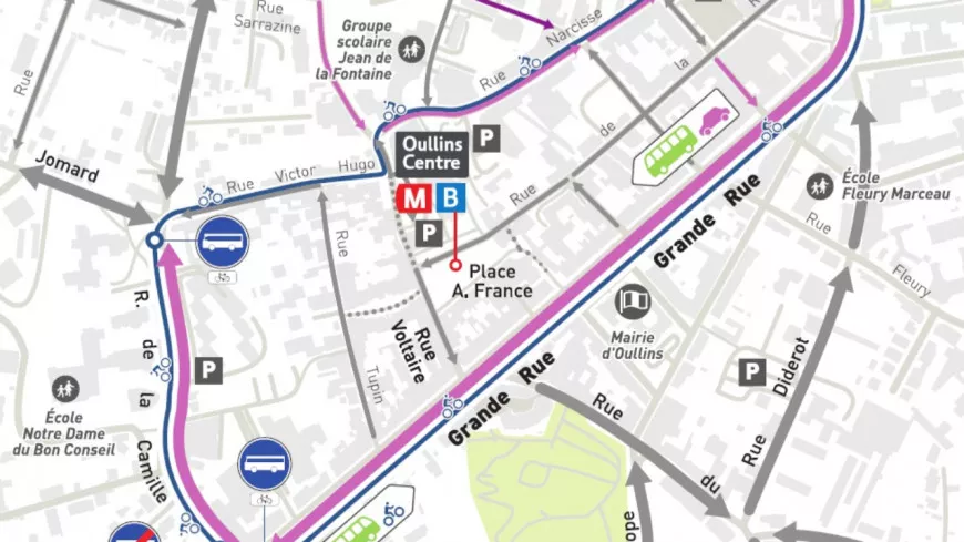 Recours rejeté à Oullins-Pierre-Bénite : la Métropole de Lyon va pouvoir tester ses plans de circulation