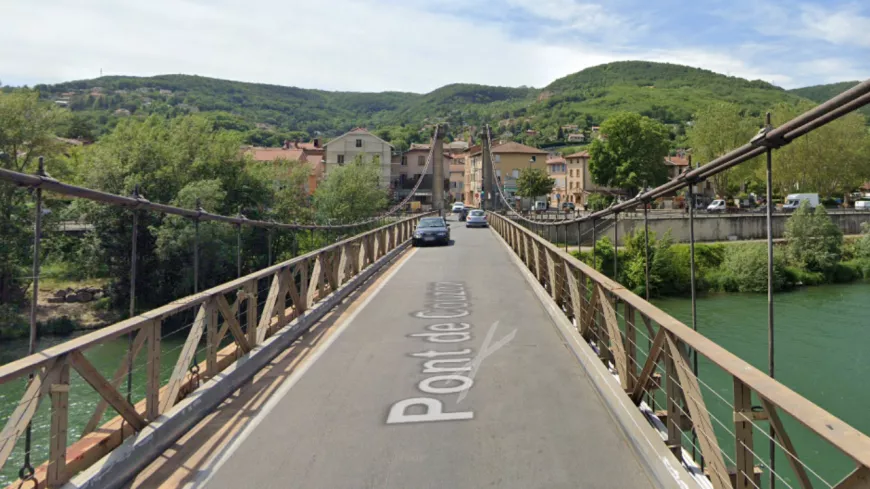 Près de Lyon : le pont de Couzon-au-Mont-d’Or bientôt interdit aux poids lourds