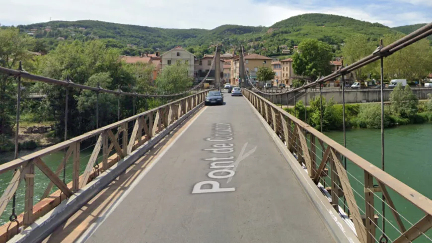 Près de Lyon : le pont de Couzon-au-Mont-d’Or fermé aux automobilistes pour trois jours