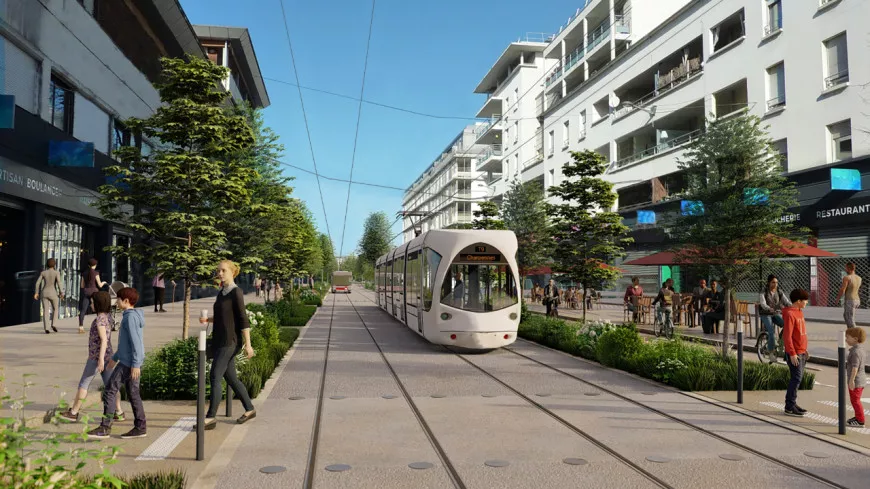 Tramway entre La Soie et Villeurbanne : la future ligne T9 déclarée d'utilité publique