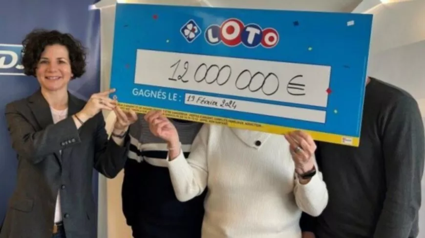 Près de Lyon : une mère de famille remporte 12 millions d’euros au Loto