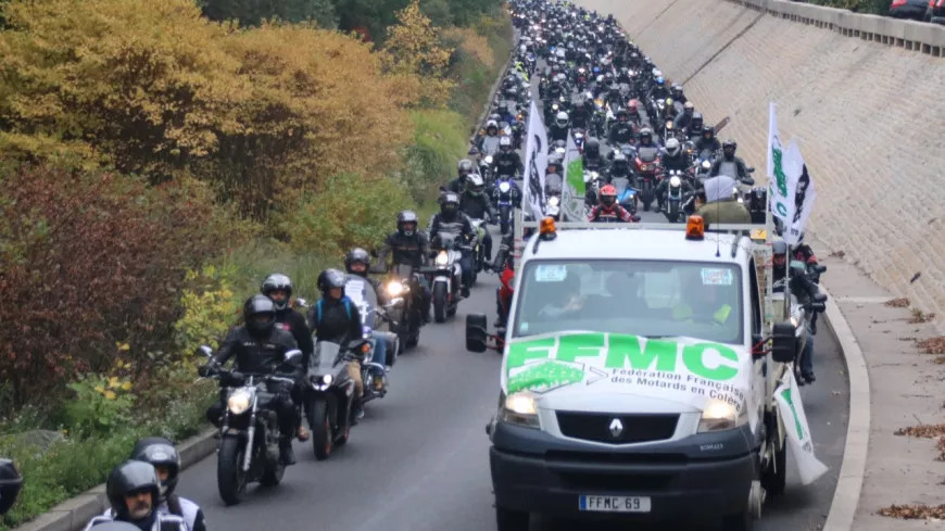 Vrooom ! Les motards en colère défilent dans Lyon ce samedi