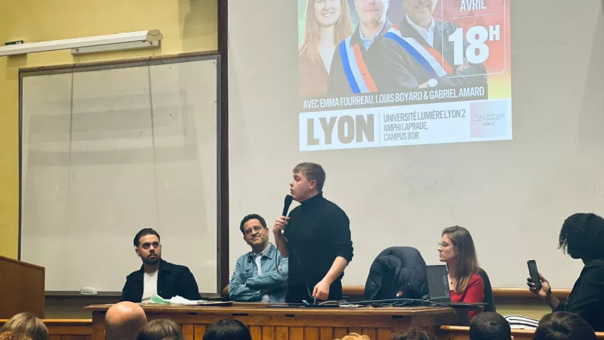 Conflit israélo-palestinien : à l'université Lyon 2, Louis Boyard porte le message de Rima Hassan et Jean-Luc Mélenchon