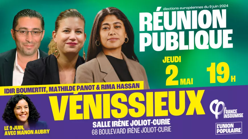 Interdite à Lille, Rima Hassan se rabat sur Vénissieux et sa fameuse salle Joliot-Curie