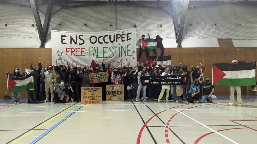 Lyon : le gymnase de l'ENS occupé par des étudiants pro-palestiniens