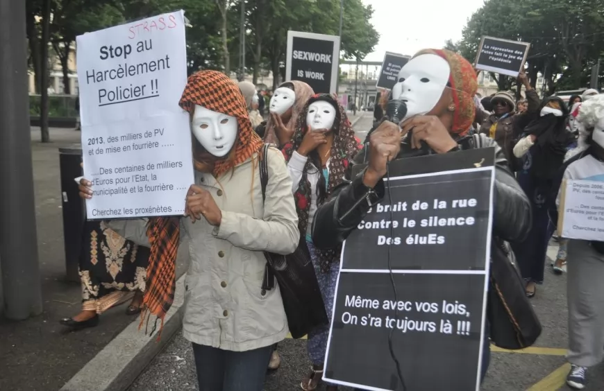 Les prostituées de Gerland manifestent : "On ne peut plus exercer notre métier !"