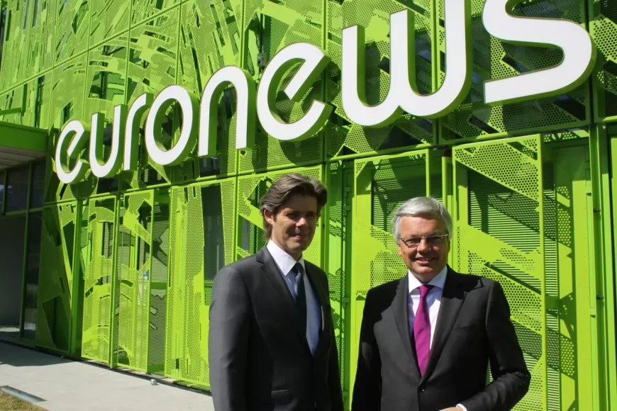 Un ministre belge rend visite à Euronews, à Lyon