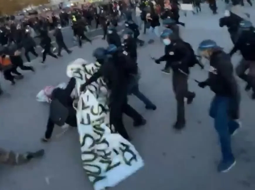 Lyon : 7500 personnes réunies pour la "Marche des Libertés", de violents heurts avec la police