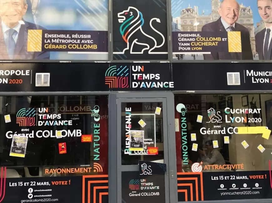 Municipales à Lyon : le local de campagne de Gérard Collomb ciblé par les gilets jaunes