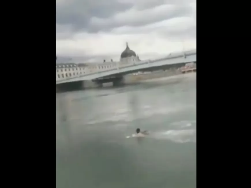 Lyon : une cagnotte pour un homme qui a sauvé une personne qui se noyait dans le Rhône 