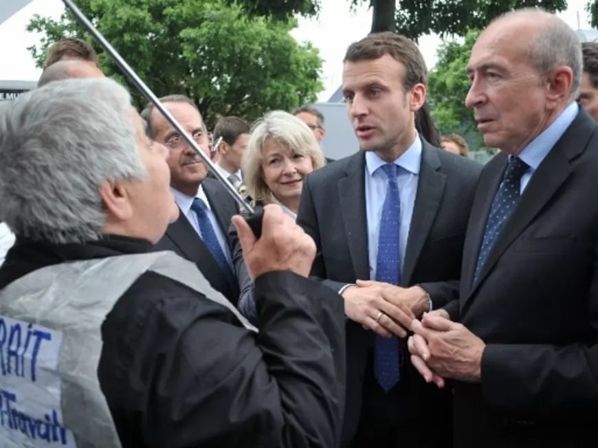 La visite d’Emmanuel Macron à Lyon, entre tapis rouge et comité d’accueil musclé