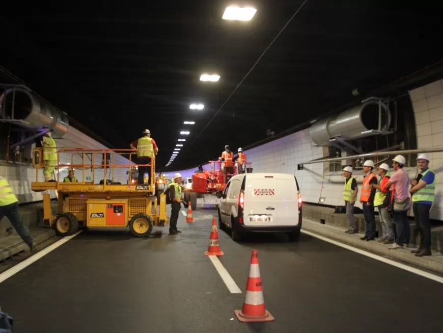 Lyon : dernière semaine de travaux pour le tunnel de Fourvière !