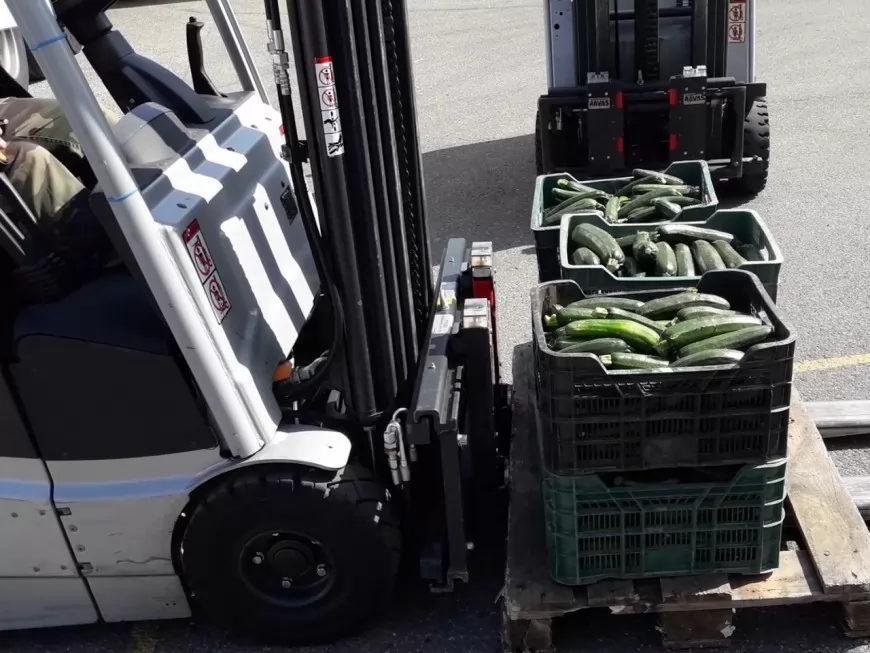 Rhône : 15 tonnes de légumes saisies par les douanes à nouveau remises à la Banque alimentaire