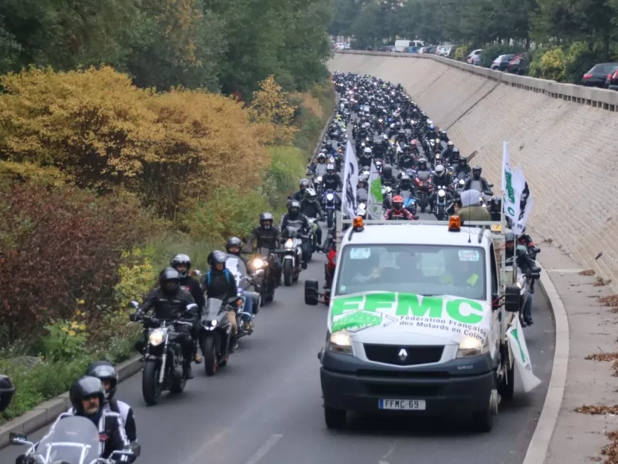 Nouvelle manifestation à Lyon contre la limitation à 80 km/h