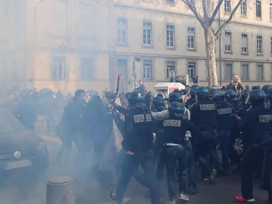 Lyon : 7 personnes déférées devant le parquet après la manif contre la loi Travail